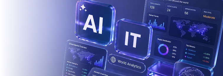 Grafik alur analitik untuk saham IT dan AI